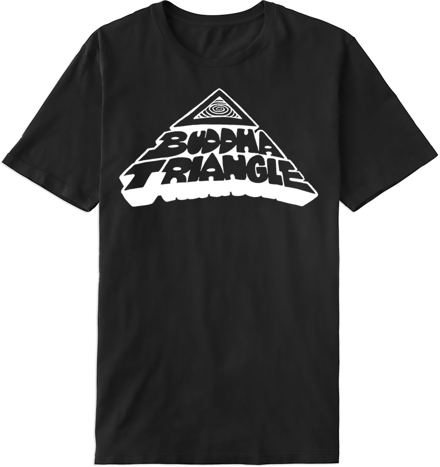 Buddha Triangle, Black Promo T-Shirt 